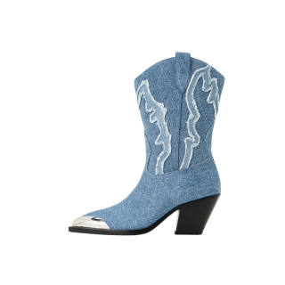 JW PEI Artificial Leather Ankle Boots 6.5cm Women's