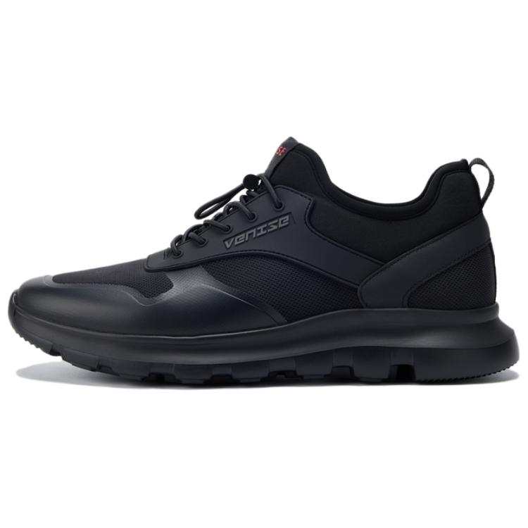 CARNAVAL DE VENISE Fabric Low top Casual Shoes Men's Black