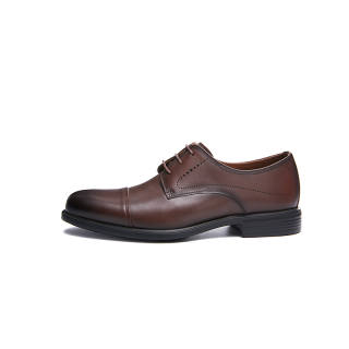 SHERIDAN Cow Leather Dress Shoes Men's Brown