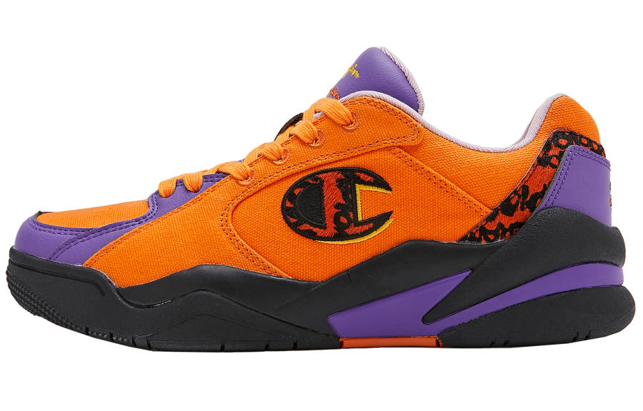 Champion Tiger Series Cushioning Low top Vintage Basketball Shoes Unisex Fiery Blood Orange