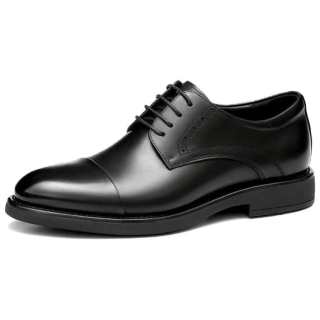 SAINT ANGELO Top Grain Cow Leather Dress Shoes Men's Black