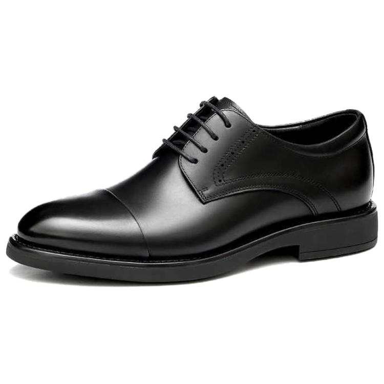 SAINT ANGELO Top Grain Cow Leather Dress Shoes Men's Black