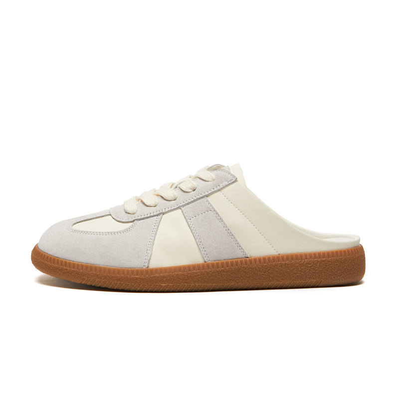 ENRICO COVERI Rubber Sole Leather Patchwork Abrasion Resistant Slip Resistant Closed Toe Slippers Women's