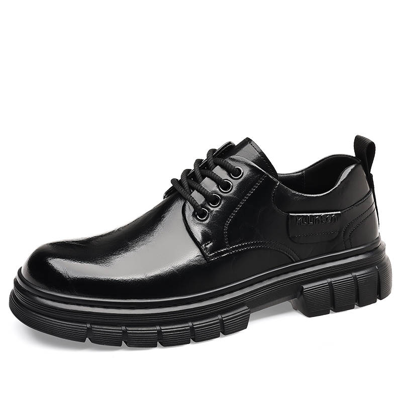 Mulinsen Casual Leather Shoes Men's Low Top