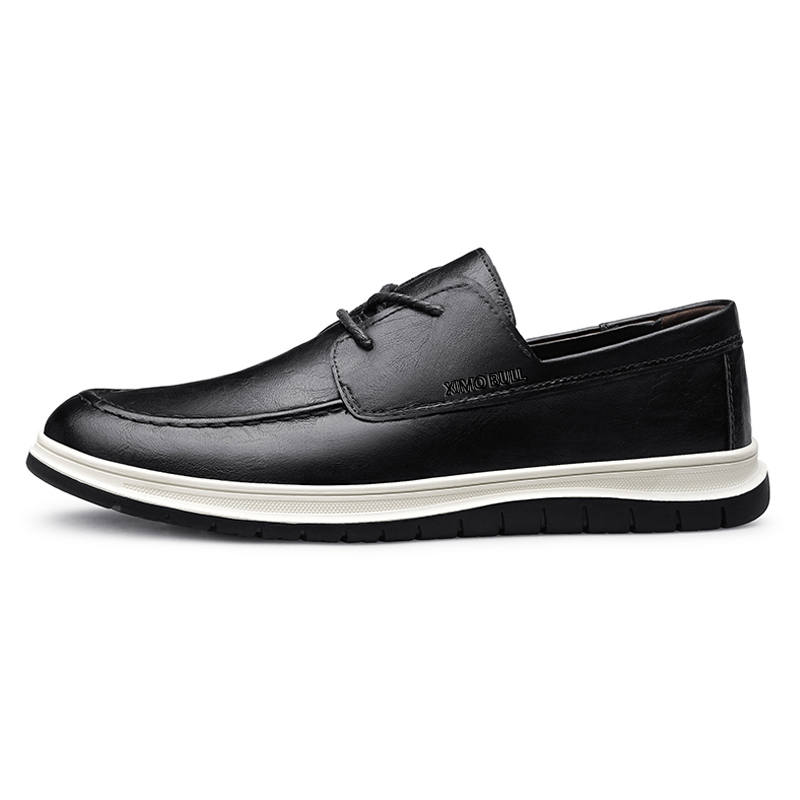 XIMO BULL Cow Split Leather Casual Leather Shoes Men's