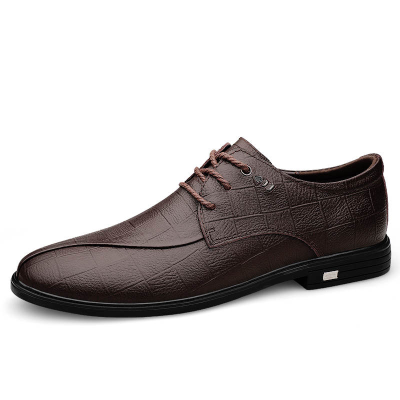 XIMO BULL Top Grain Cow Leather Dress Shoes Men's