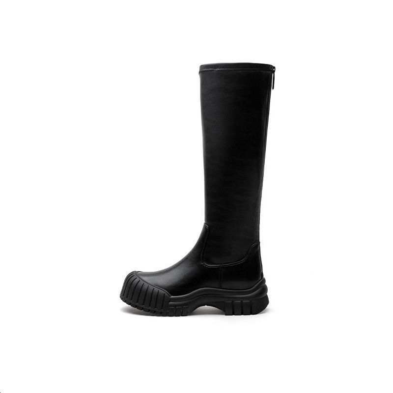 TOOMANYSHOES Lava Chocolate Knee high Boots Women's