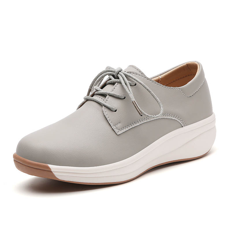 Reivantix Reivanti Microfiber Leather Low top Casual Shoes Women's Gray
