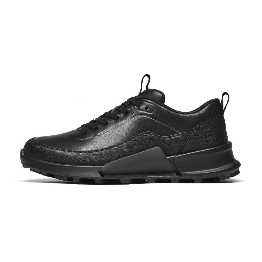 Millies MILLIE'S Top Grain Cow Leather Low top Casual Shoes Men's Black