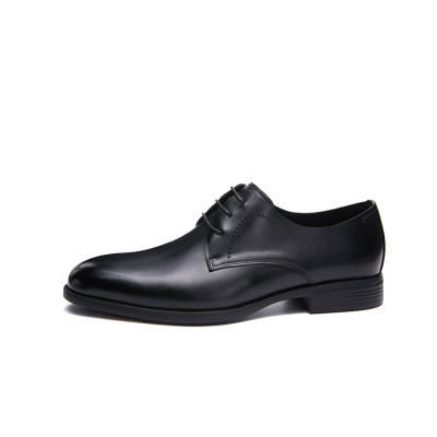 SHERIDAN Cow Leather Dress Shoes Men's Black