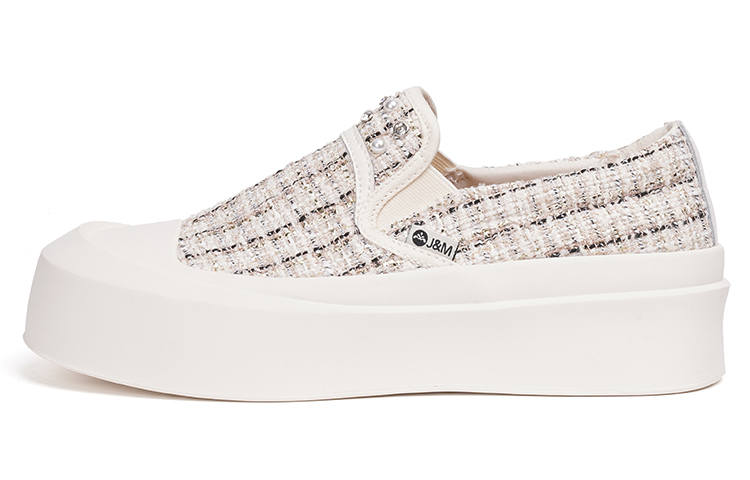 Joy&Mario Loafers Women's Low Top Ecru/Black