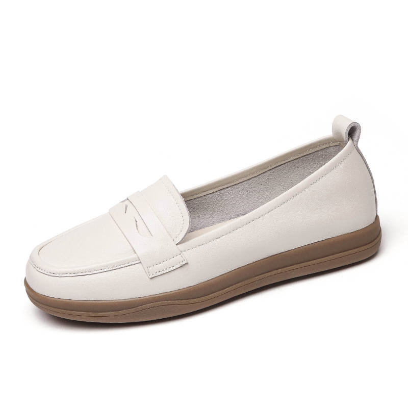 XINNUO Loafers Women's Ecru/Apricot