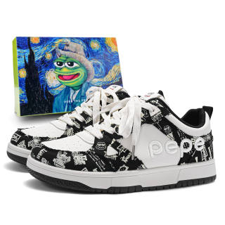 Pepe The Frog Low top Skateboard Shoes Unisex