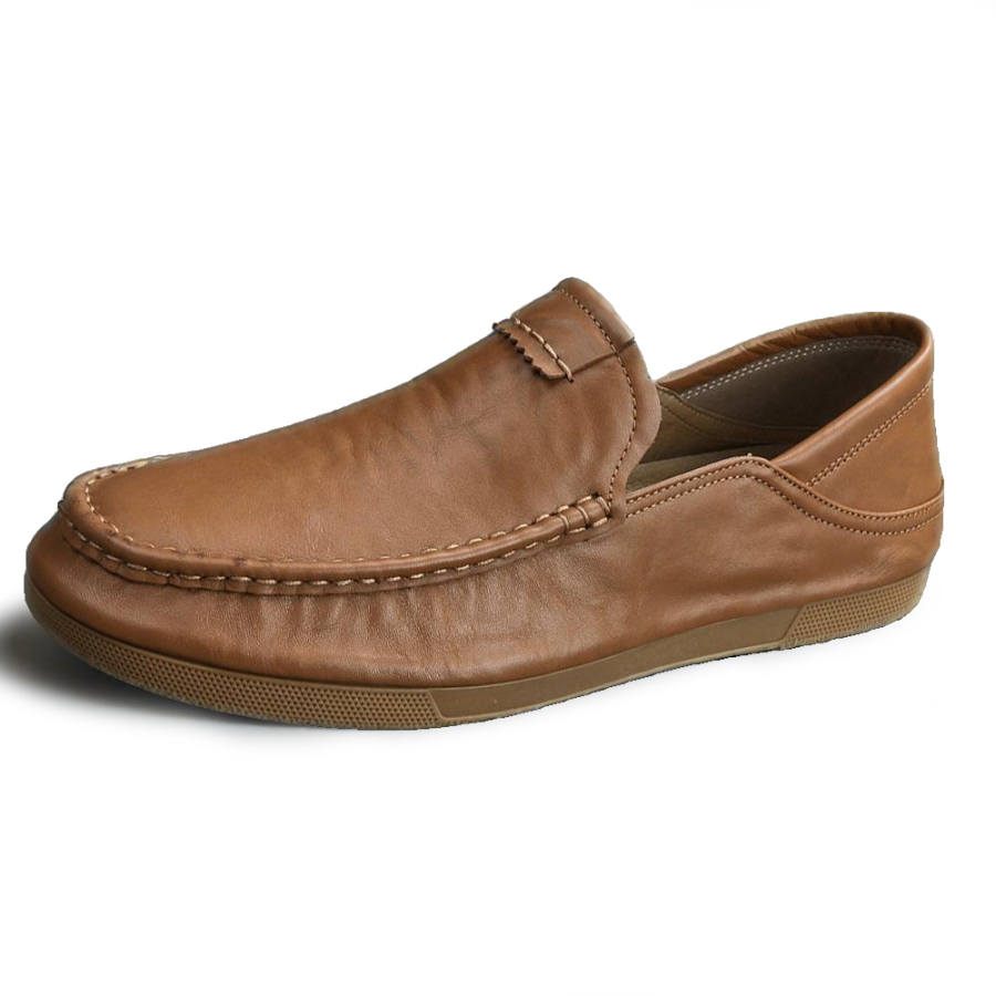 SENJIALUO Casual Leather Shoes Men's Low Top Black