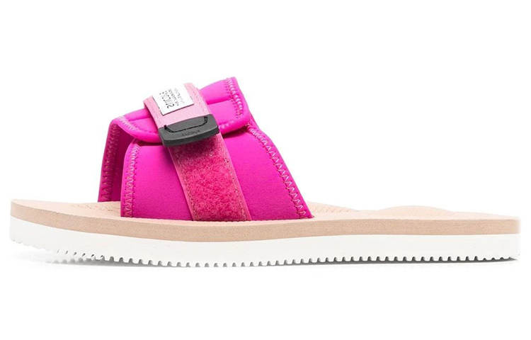 Suicoke Rubber Sole Slide Slippers Men's Bright Pink