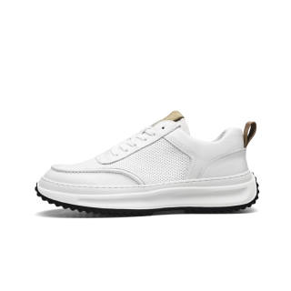 PARDASAUL Cow Leather Low top Casual Shoes Men's White