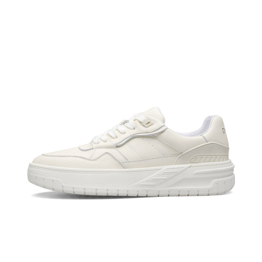 D:FUSE SCANDINAVIA D FUSE SCANDINAVIA Cow Leather Low top Skateboard Shoes Men's White