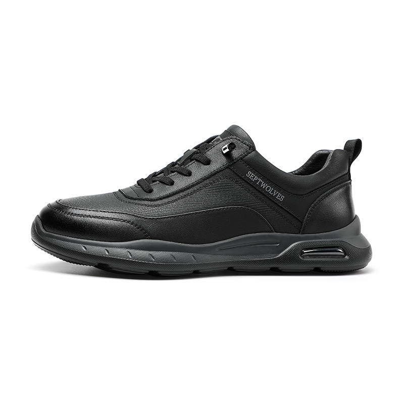 SEPTWOLVES Top Grain Cow Leather Slip Resistant Abrasion Resistant Low top Casual Shoes Men's HD