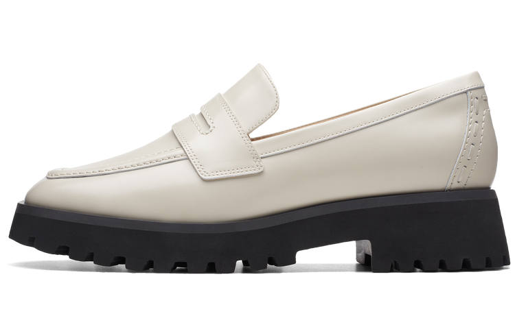 Clarks Trendy Thoughts Collection Loafers Women's White