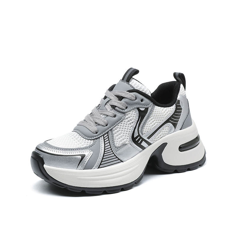 DUSTO Fabric Cushioning Mid top Chunky Sneakers Women's
