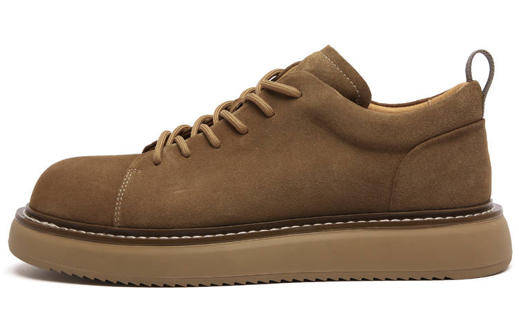 Anthony Miles Men's Casual Shoes Men's Low Top Camel