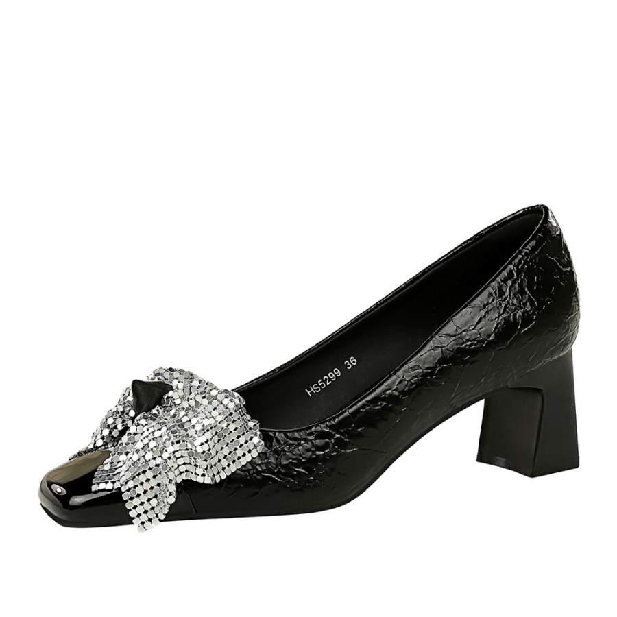 Bamiti Like Walking On A Level Surface Microfiber Leather High Heels Women's