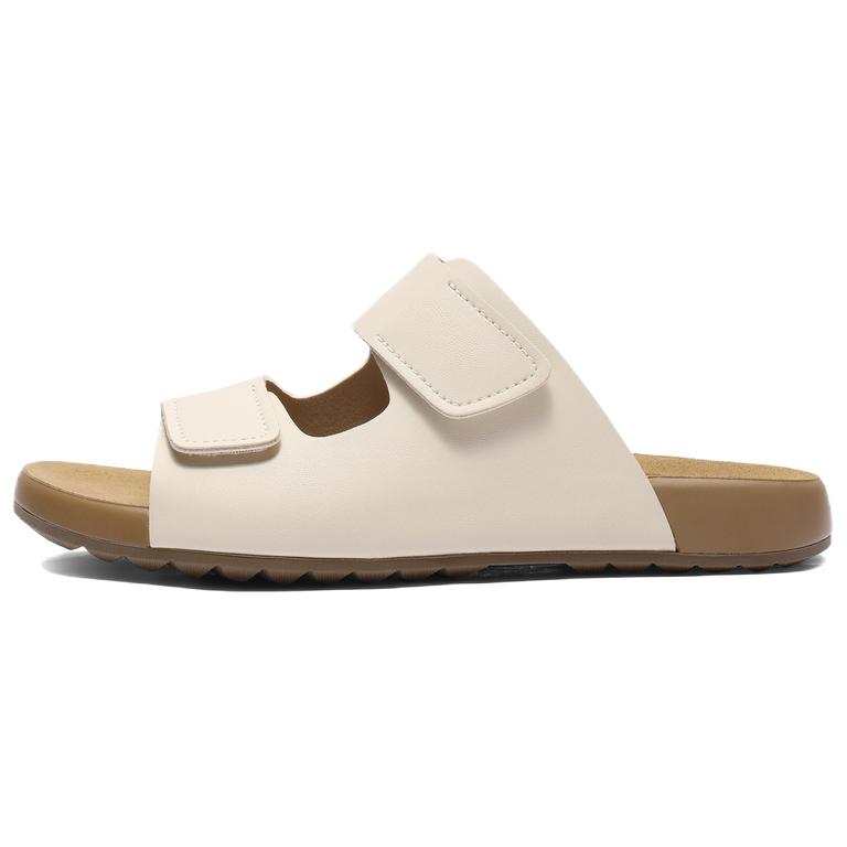 BELLE Odor Resistant Abrasion Resistant Odor Resistant, Abrasion Resistant Slide Slippers Men's Ecru