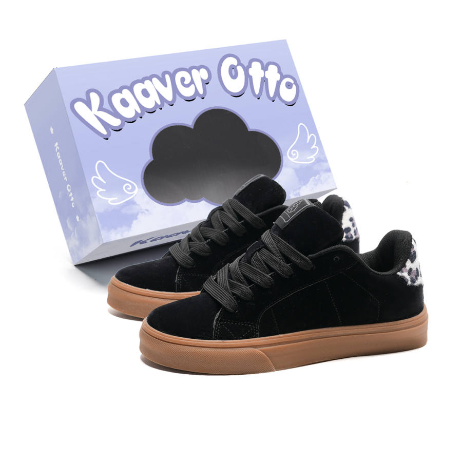 KAAVER OTTO Skateboard Shoes Unisex Black