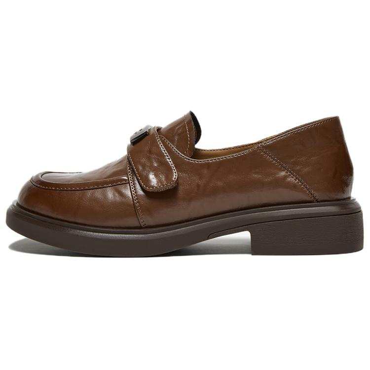 BASTO Chestnut Cocoa Loafers 3.5cm Women's