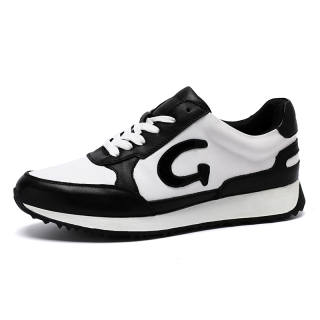 GISONRIKE Synthetic Leather, Cow Leather Slip Resistant Abrasion Resistant Slip Resistant Abrasion Resistant Low top