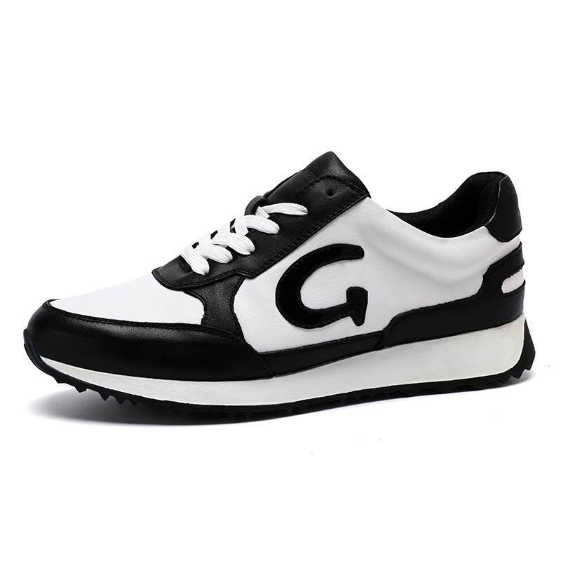 GISONRIKE Synthetic Leather, Cow Leather Slip Resistant Abrasion Resistant Slip Resistant Abrasion Resistant Low top