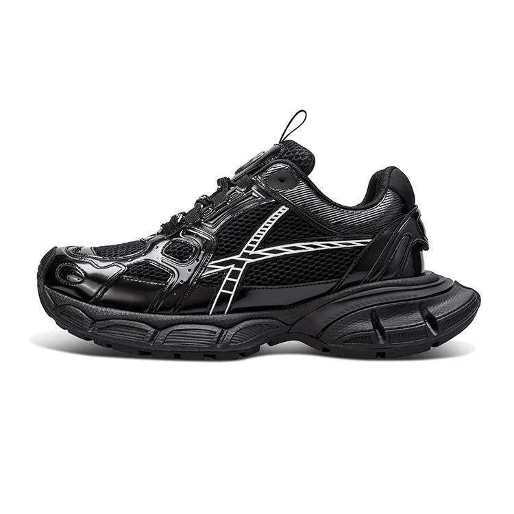 HART DAVIS HART DAVIS Couple Outfit Low top Chunky Sneakers Unisex Black Warrior