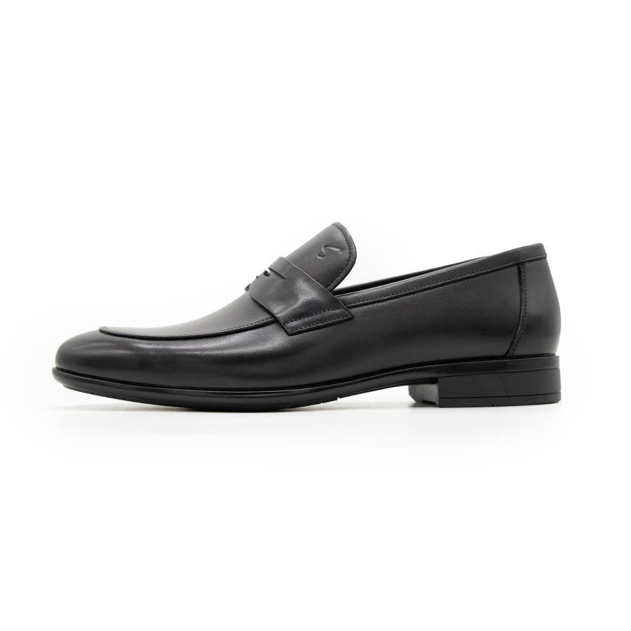 Satchi Cow Leather Dress Shoes Men's Black
