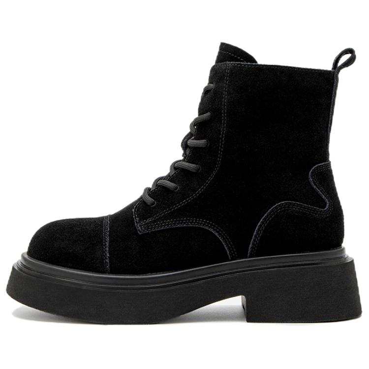 BATA BATA Combat Boots Women's Black/Yellow