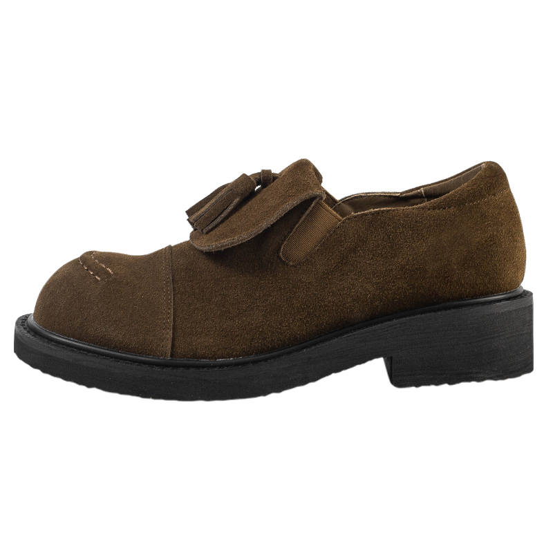 MIAOLV Cow Suede Loafers Women's