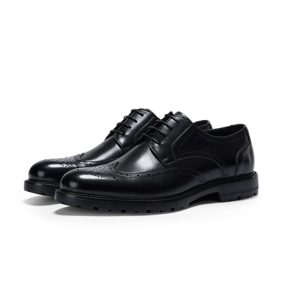 HALEBOSS HALEBOSS Top Grain Cow Leather Dress Shoes Men's