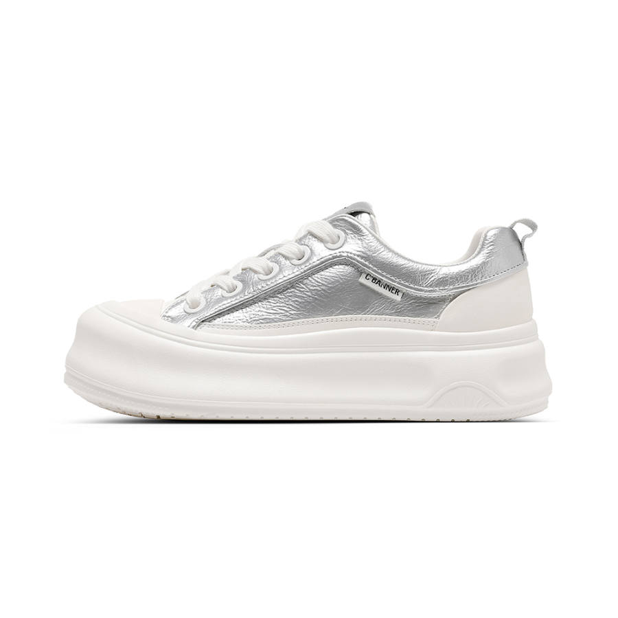 C°BANNER Low top Skateboard Shoes Women's Silver