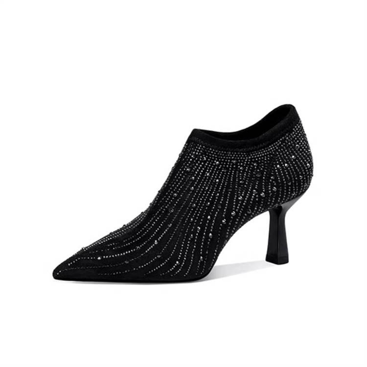 JESSICA SOPHIA Suede Slim Heel High Heels 7cm Women's