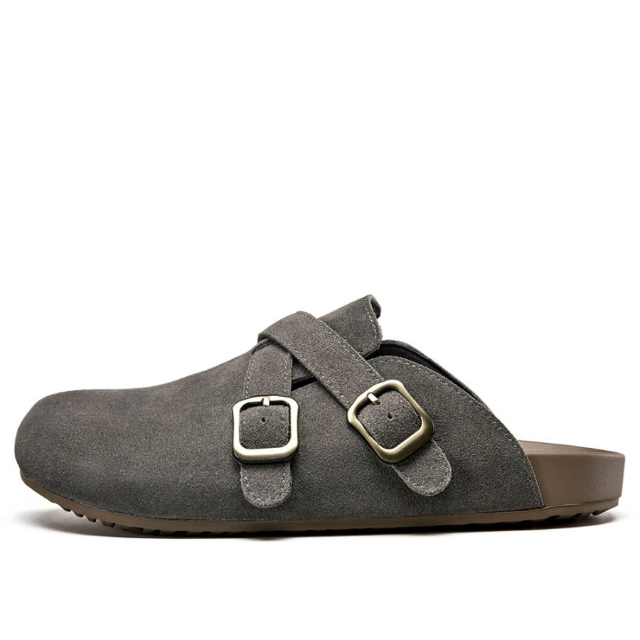 YEARCON Rubber Sole Abrasion Resistant Abrasion Resistant Closed Toe Slippers Men's