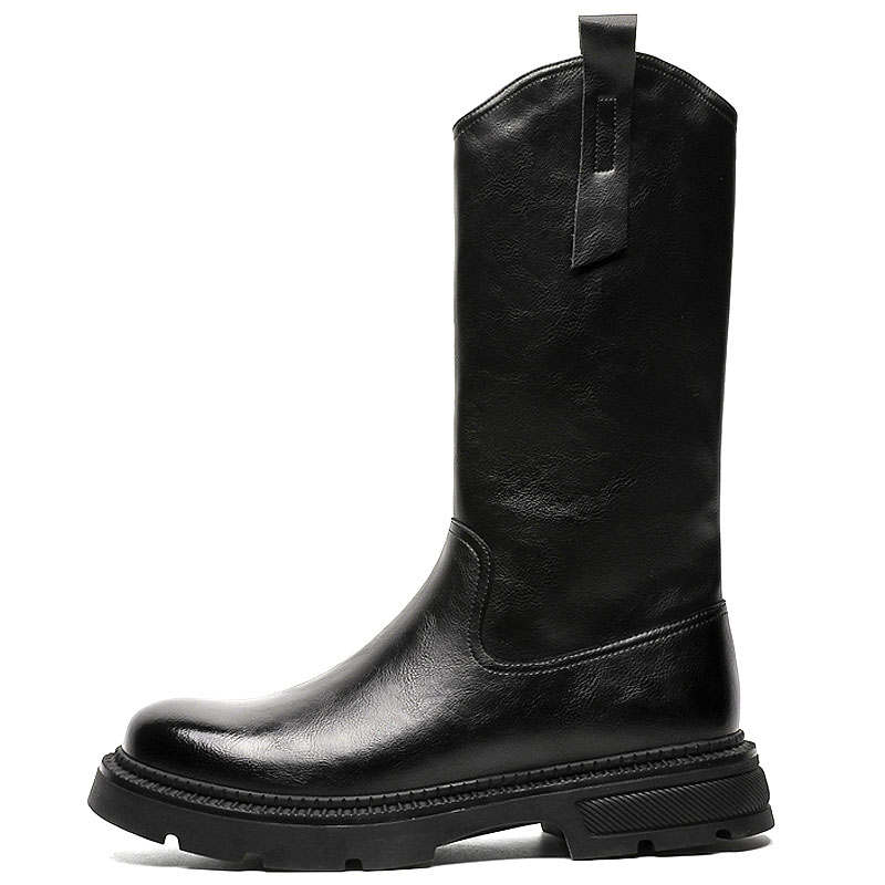 KAQIAODI Ankle Boots Men's Black