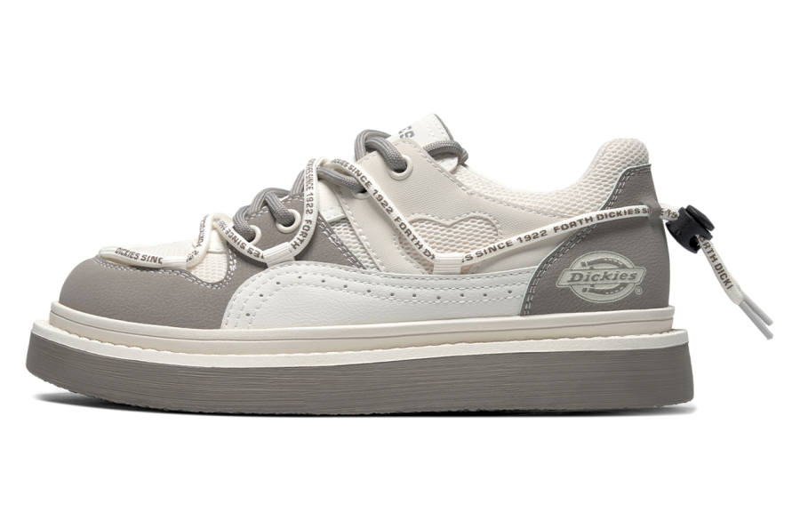 Dickies Low top Skateboard Shoes Women's Beige Gray