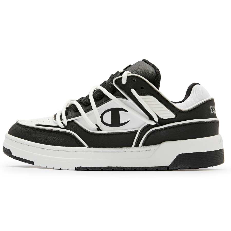 Champion Low top Skateboard Shoes Unisex Black White