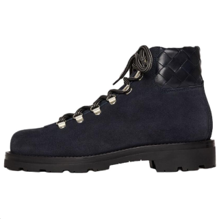 Scarosso Catherine woven-panel lace-up boots Women's