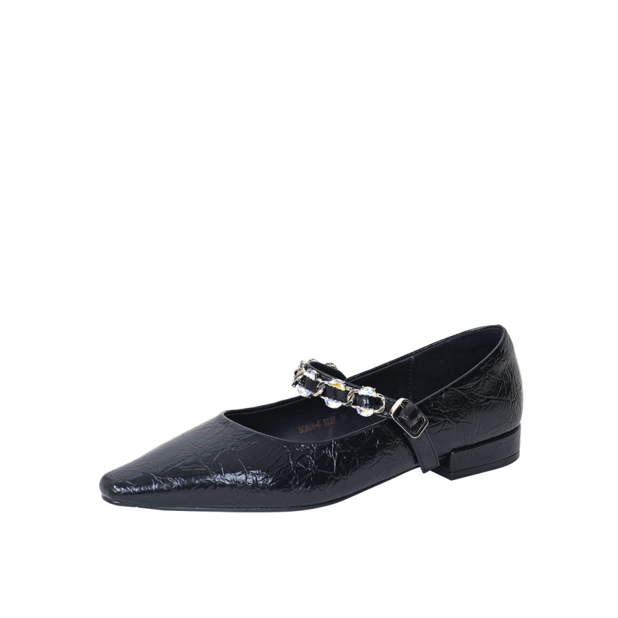 GUDIANFENGDU Pu Mary Jane Shoes Women's