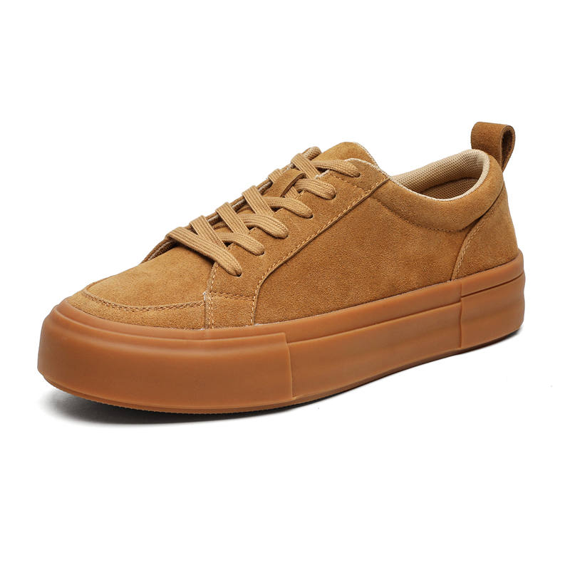 MODENGPAN MODENGPAN Cow Suede Breathable Low top Skateboard Shoes Men's