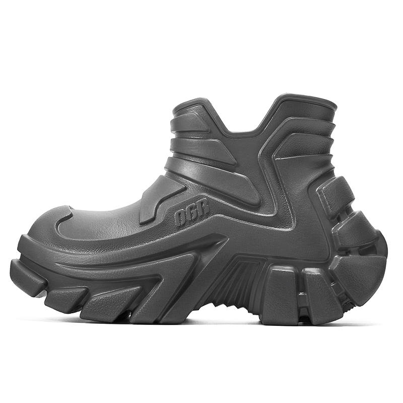 OGR OGR MarkⅠXXL Ankle Boots 6CM Unisex Gray
