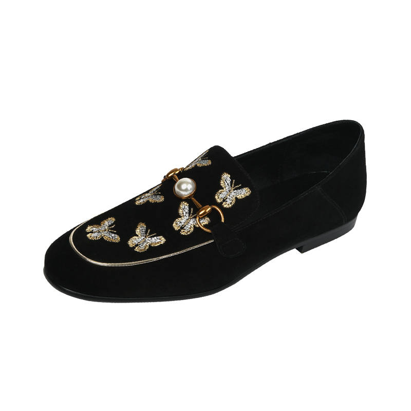 Echo&yolo Sheepskin Casual Shoes 1.5cm Women's