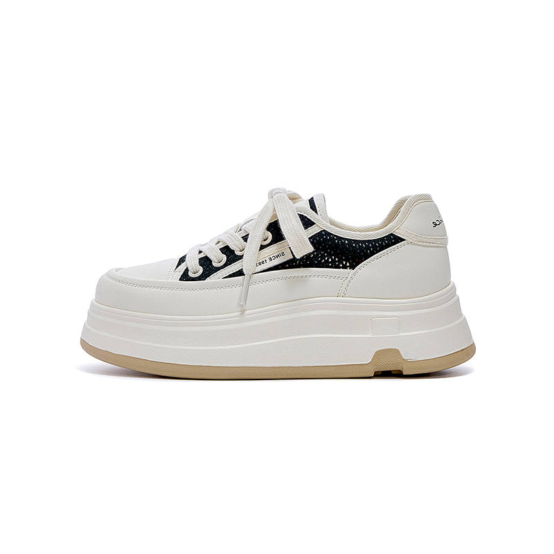 ST&SAT Synthetic Leather Waterproof Low top Skateboard Shoes Women's