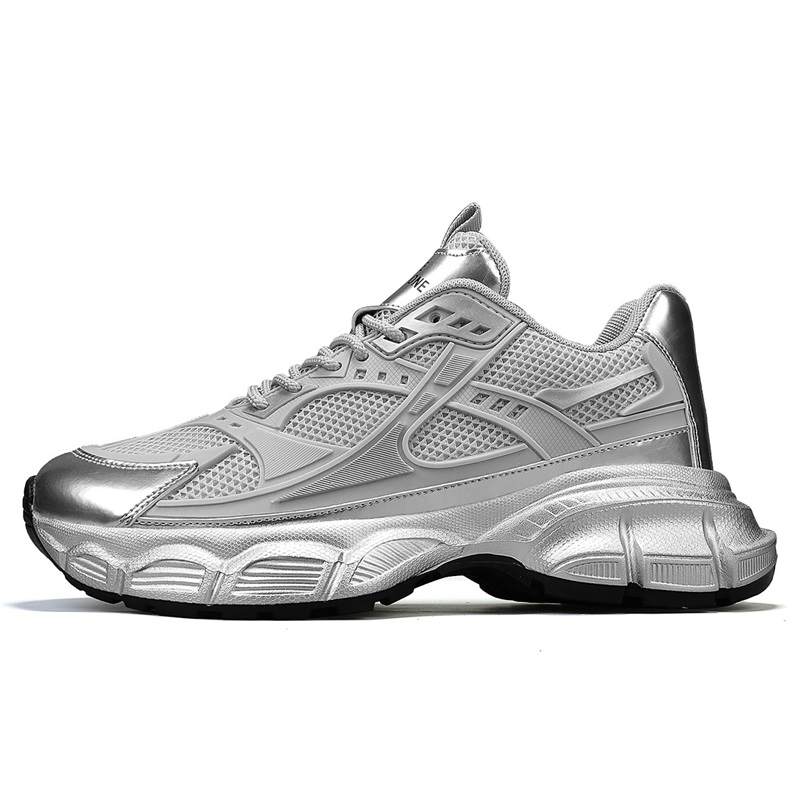 GONGNIUMEILI Pu Abrasion Resistant Abrasion Resistant Low top Chunky Sneakers Men's