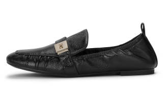 CHARLES&KEITH Small Ck Sheepskin Loafers 0.9cm Women's